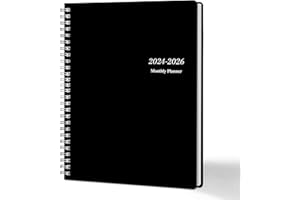 TREES Monthly Planner 2024-2026, Calendar Planner 7.4"x9.4" Time Management Personal Organizer with Monthly Goals, To-Do List, Habit Tracker, 24 Months for Planning