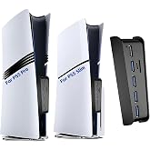 Megadream 6 Ports USB Hub for PS5 Pro/Slim Console, High-Speed Expander Hub Charger Port with 4 USB-A 2.0 + 1 USB Charging Port + 1 Type C Port, Compatible with PlayStation 5 Pro/Slim Front Jacks