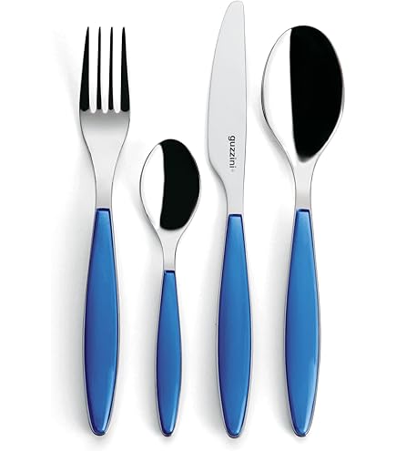 Amazon.com | Guzzini Feeling Transparent Red 24-Piece Cutlery Set