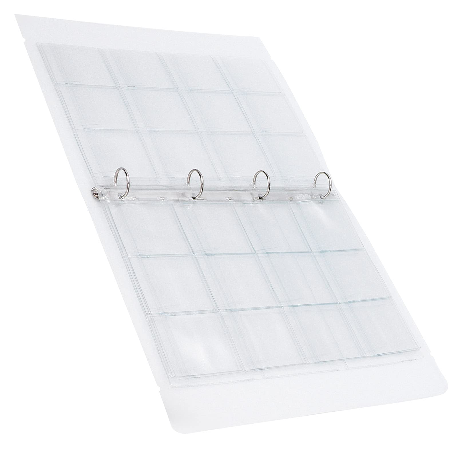Badge Storage Book, Badge Collection Photo Sorting Photo Organizer Transparent Collection Book Storage Folder for Photos for Coins for Badges(Shell + 12 Hole Inner Page 6 Sheets)