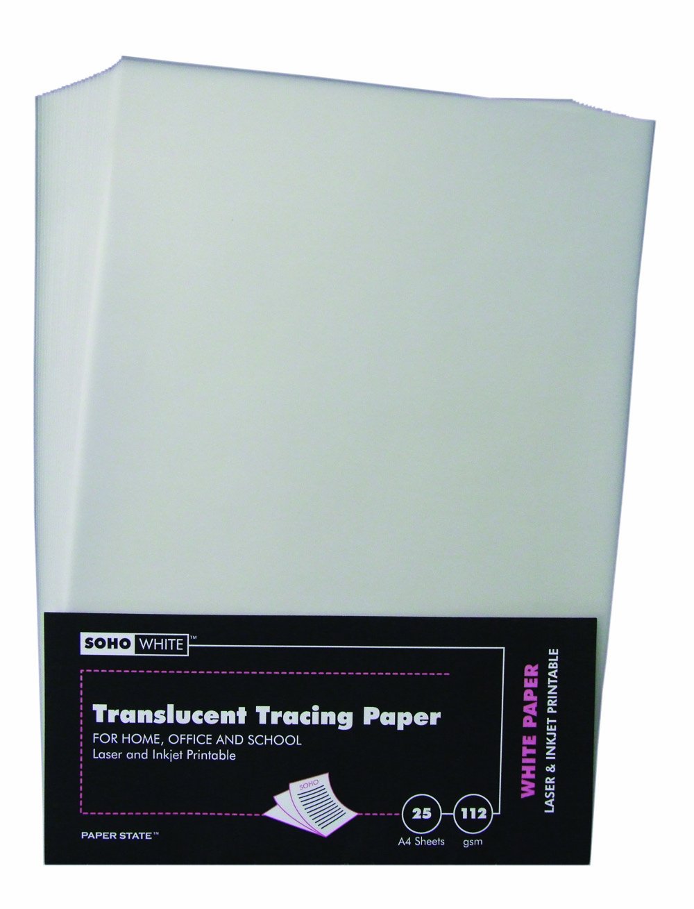 Paper State Soho A4 112gsm Artwork Tracing Paper (25 Sheets)