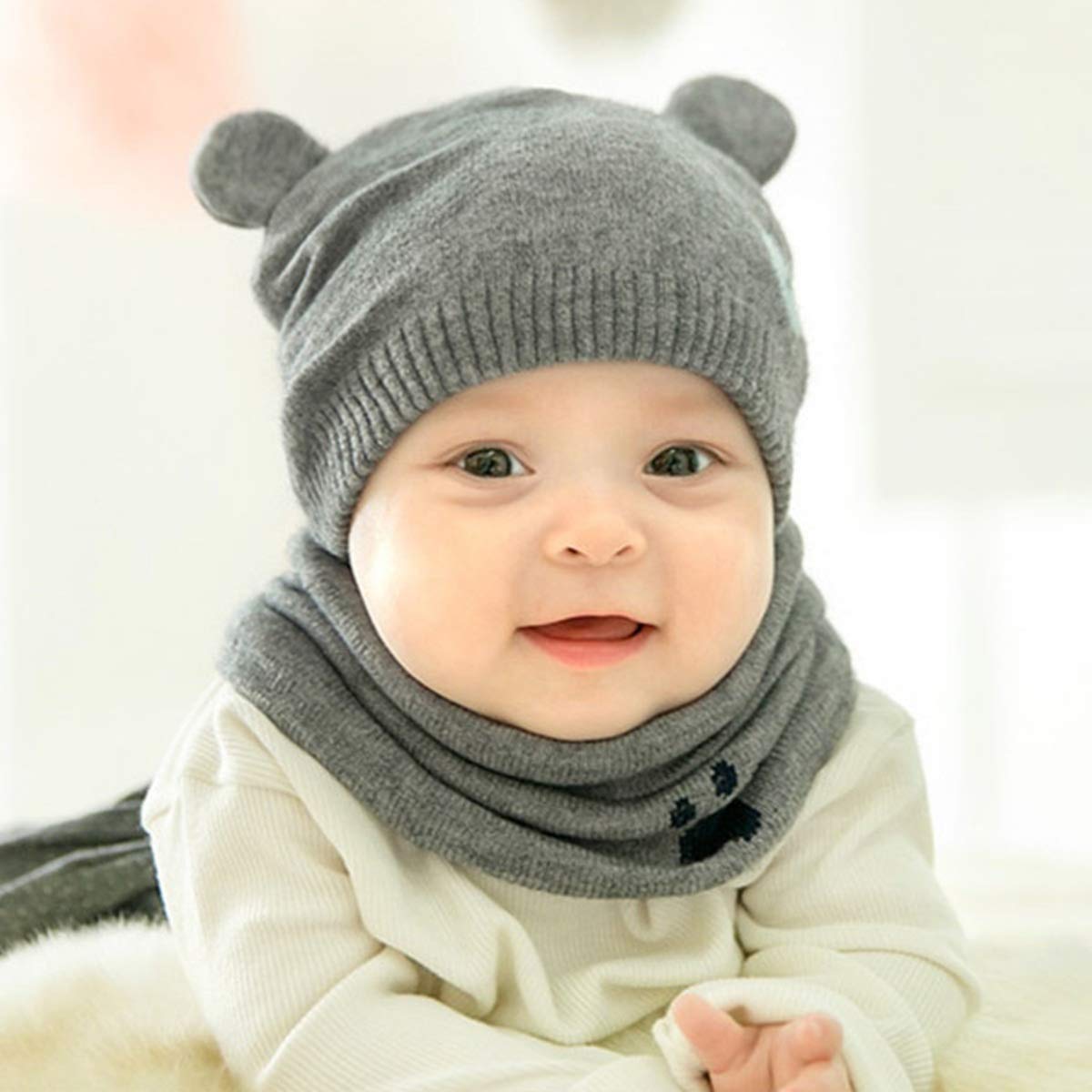bunny ears baby hat