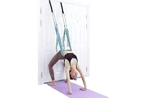 XEMZ Yoga Fitness Stretching Strap, Adjustable Leg Stretcher Back Bend Assist Trainer, Improve Leg Waist Back Flexibility Home Gym Equipment for Rehab Pilates Ballet Cheerleading Splits Gymnastics