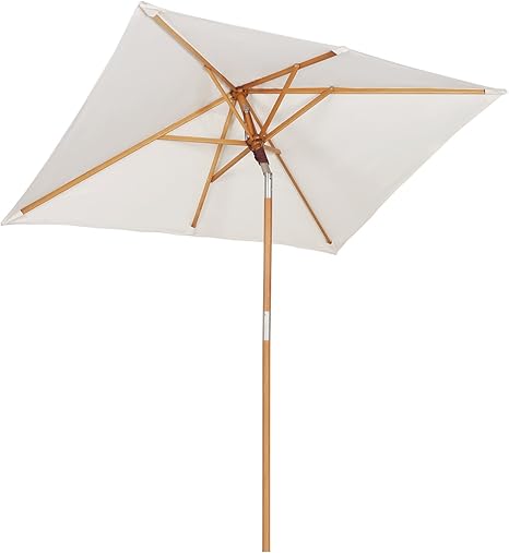 sekey sombrilla parasol de madera para