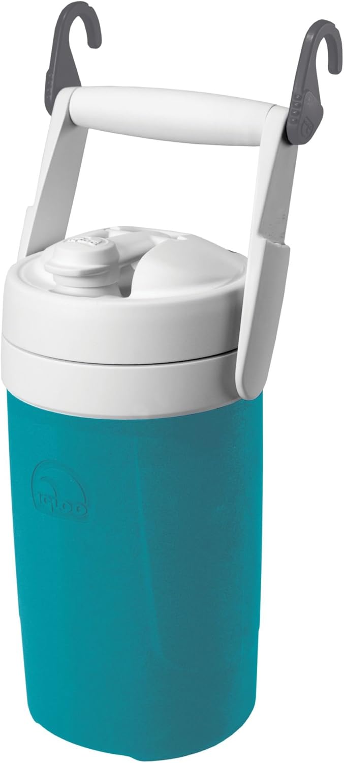 Igloo Sport Cooler with Hooks, Turquoise, 1/2 gal