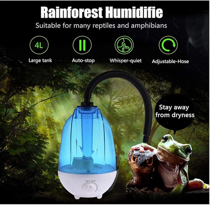 HTYX Reptile humidifier 3L Atomizer No Noise Cool Mist