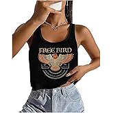 Western Cowboy Crop Tank Tops Women Vintage Graphic Cowgirl Tees Country Concert Tshirt Casual Sleeveless Crop Tops