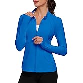 VUTRU Womens Workout Athletic Jackets Zip Up Sport Track Shirts Gym Yoga Sportswear with Pockets