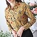 Women's Floral Printd Casual Shirt Button Down Long Sleeve Blouse