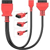 Autel Original Programming Coding Ethernet Cable for BMW F &amp; G Series | 16Pin Enet OBD2 RJ45 Splitter Y Adapter, OBD II Extension Connector