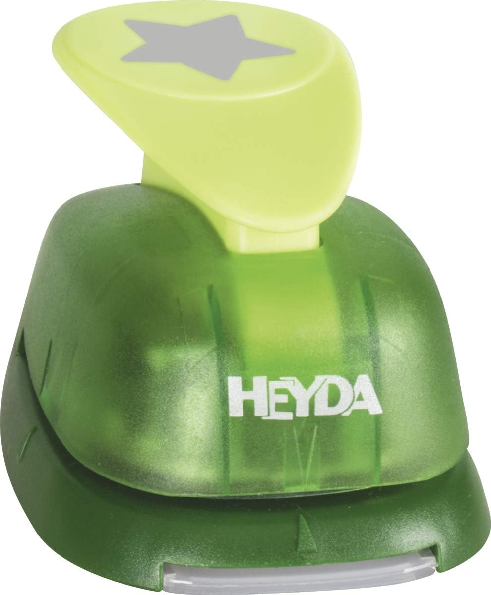 XL Motif Punch/Puncher Star Motif 3.6 cm Diameter Lever Punch, Green, Motivgröße: ca. 3,5cm - Image 5