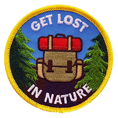 Nature Patch Iron on Patch for Jackets, Backpacks, Hats, Outdoor