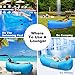 Prodigen Inflatable Lounger Chair, Air Sofa Inflatable Couch Outdoor Anti-Air Leaking Waterproof Portable Inflatable Hammock Air Couch for Pool, Floor, Camping, Beach (Blue)