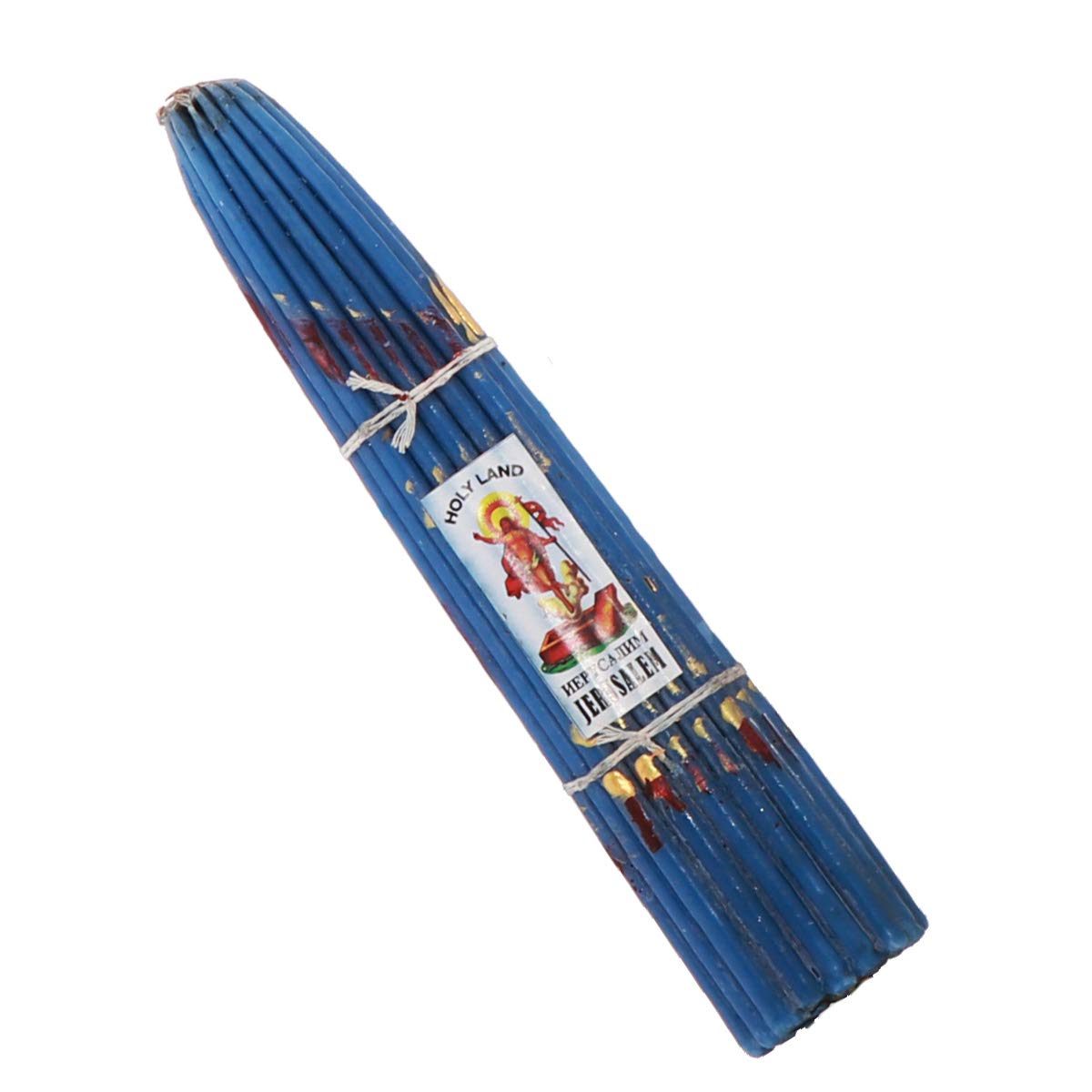 NKlaus Altar Candle Ritual Candle Jerusalem 33s Candle Blue 39127