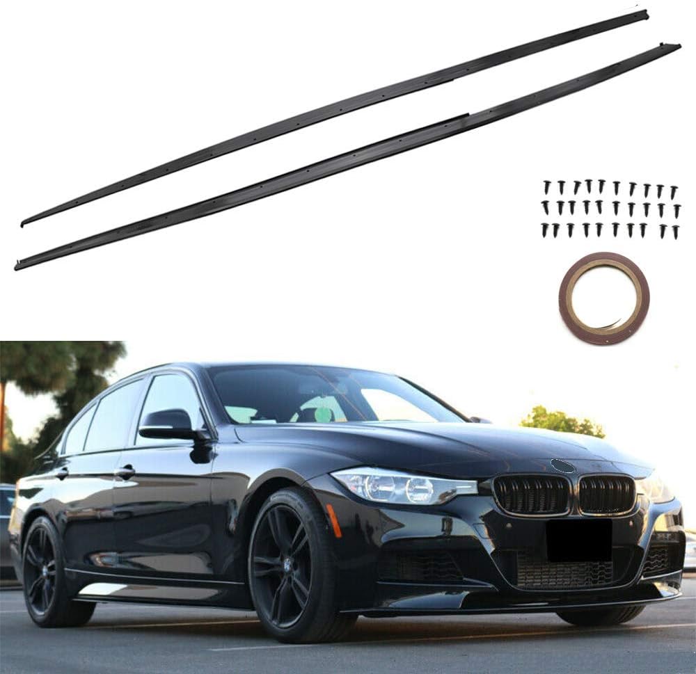 F30 BMW with compatible for fit Splitter Extension Skirt Side
