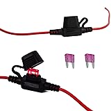 Gaoekoius 2PCS 16AWG Inline Fuse Holder with 10A