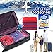 aKing Reusable Vacuum Storage Bags, Save 80% More Storage Space Free Hand Pump for Travel(5 Pack)