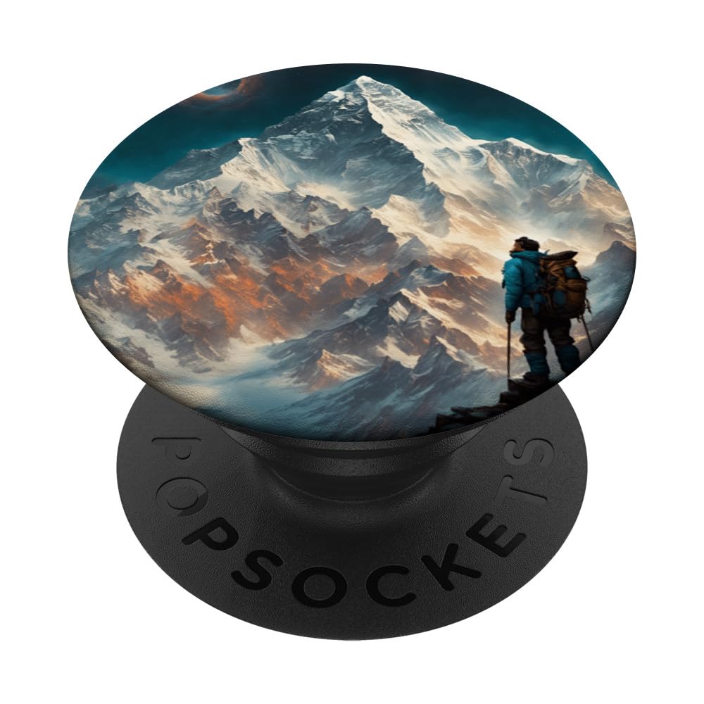 Fantasy Cute Vivid Flowers Everest Alpinist PopSockets Swappable PopGrip