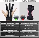 Seektop Archery Glove Three Finger Leather Shooting Gloves Youth Adult view 4