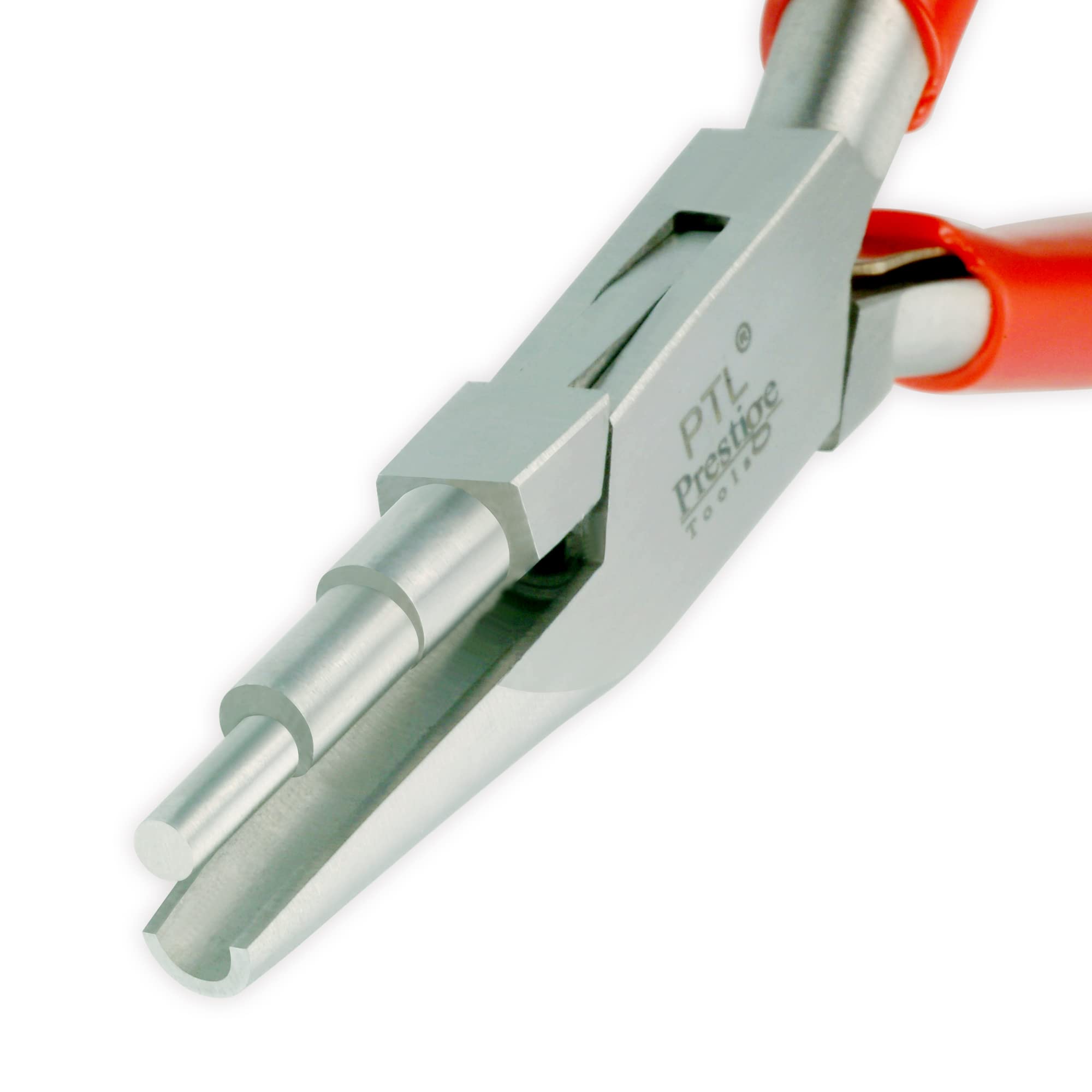 PTL® 3-Step Round/Hollow Pliers - Wire Bending, Looping, Concave Round Nose - Jewellery Making Tools