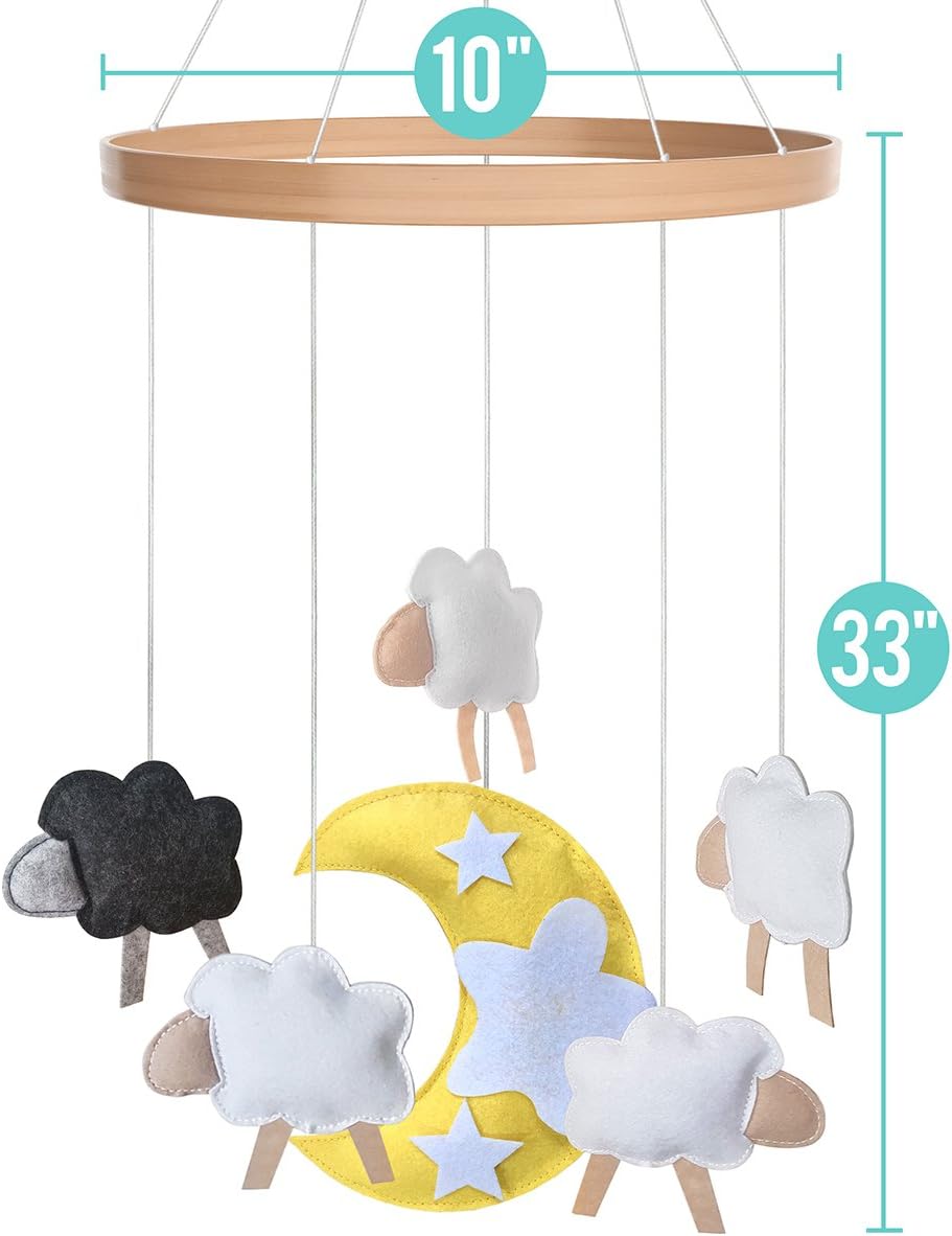 cot mobile sheep