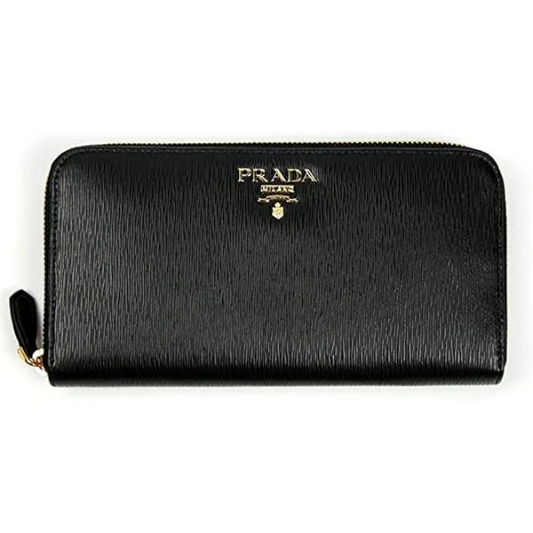 Amazon.com: Prada Women's Black Nylon Long Wallet with Card Slots