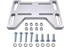 AKSGKGQ Adjustable Mini Bike Mounting Plate Adapter Bracket for 79cc 97cc 100cc Coleman CT100U CC100X Baja DoodleBug DB30 Motovox MBX10 MBX11 for Predator 212cc Tecumseh 4 Stroke Engine Parts