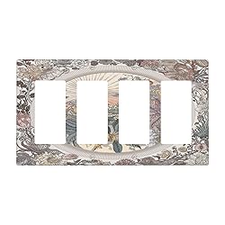 Tewujay Decorative Light Switch Covers Abstract