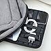 Kopack Electronics Organizer Board Cord Gadget Organizer with Storage Bag for Power Bank/Charging Cable/Digital Device
