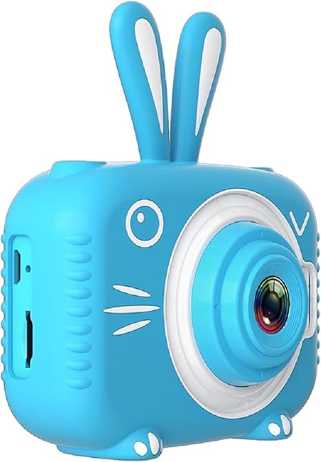 MINGMIN DZ Camera for children Childrens Digital Camera with 8g Memory Card Hd Duallens Camera Photo and Video Multi function Camera Camera for children Color Blue
