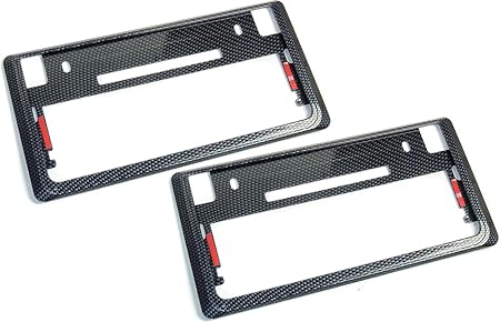 Amazon N 新型 Nwgn N Wgnカスタム Jh3 Jh4 ナンバーフレーム ナンバープレート フロント リア 汎用 トヨタ 外装 ドレスアップ アクセサリー カスタム パーツ カーボン 2枚 ラジオアンテナ 車 バイク