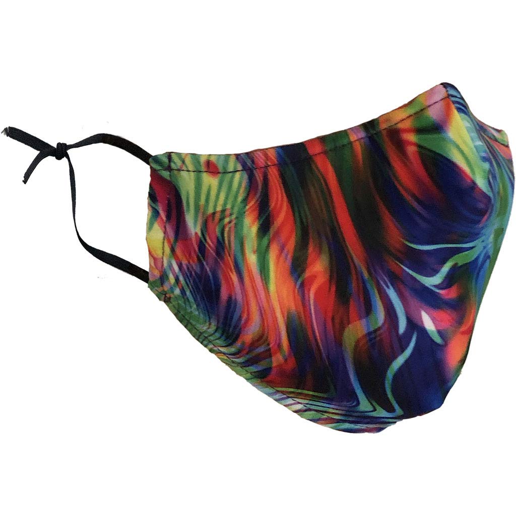 Delfina Stay Safe Reusable Face Mask Protection Washable Mouth & Nose Shield Breathable Anti Smoke Pollution Bike Motorcycle Sport (Illusion)