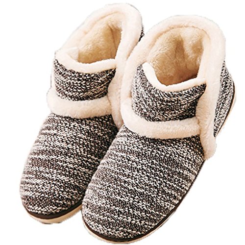 Miyang s vintage arctic solid indoor boot slippers