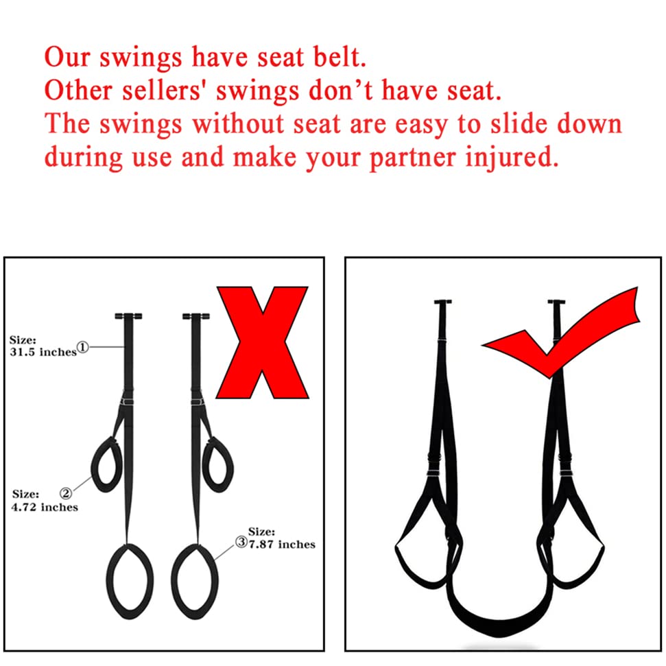 Sex Slingshot Swing Over The Door Sexy Swing With Soft Seat For Cuples