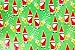 Hallmark Mahogany Christmas Wrapping Paper with Cut Lines on Reverse, Jazzy Santa (45 sq. ft.)