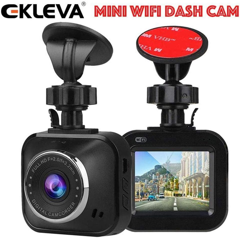 EKLEVA Mini WiFi Car DVR Canera Full HD 1080P Auto Truck Registrator Dash Cam Video Recorder for APP Phone Control Parking Monitor