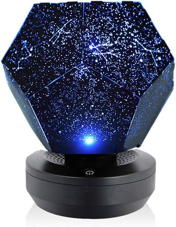 lixada luz de nocturna led lampara de proyector estrellas galaxia cosmica sueno infantil luz de noche con alimentacion usb