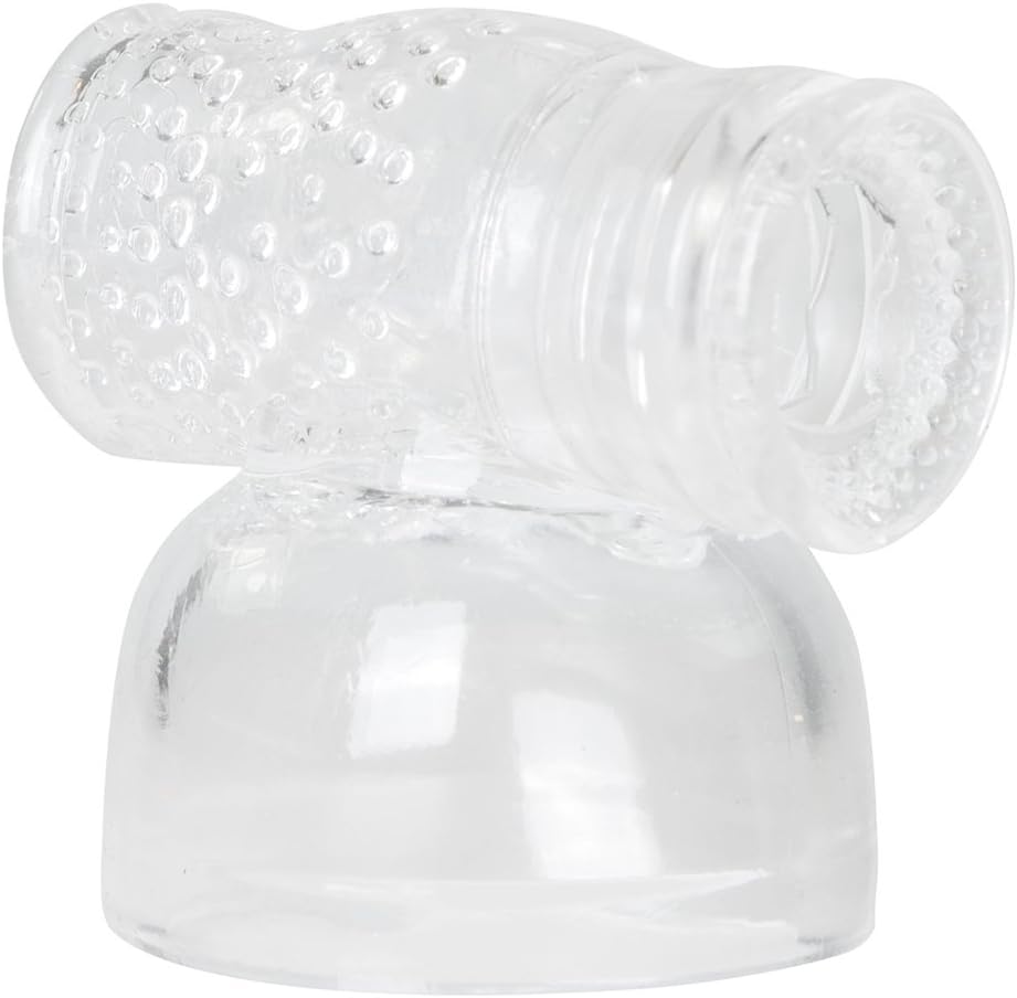 Easytoys Wand Collection Clear Masturbator and Attachment, Transparent - Image 4