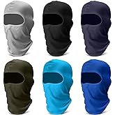 6 Pack Balaclava Ski Face Mask: Cooling Neck Gaiter Full Head Mask Face Cover