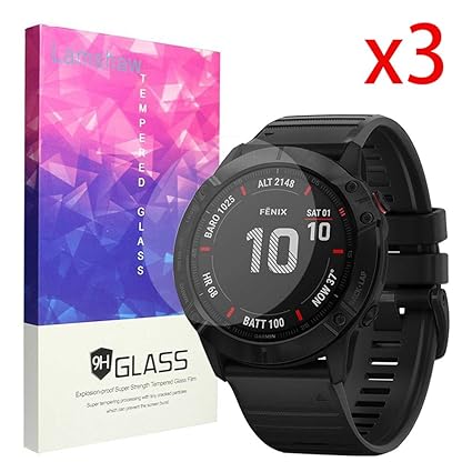 Amazon.com: for Garmin Fenix 6X Pro Screen Protector ...