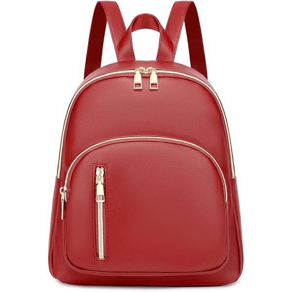 PU Leather Mini Backpack Convertible Crossbody Chic Y2K Travel Daypack Amazon.com: Lexiyat Small Backpack Purse for Women Leather  main image 3