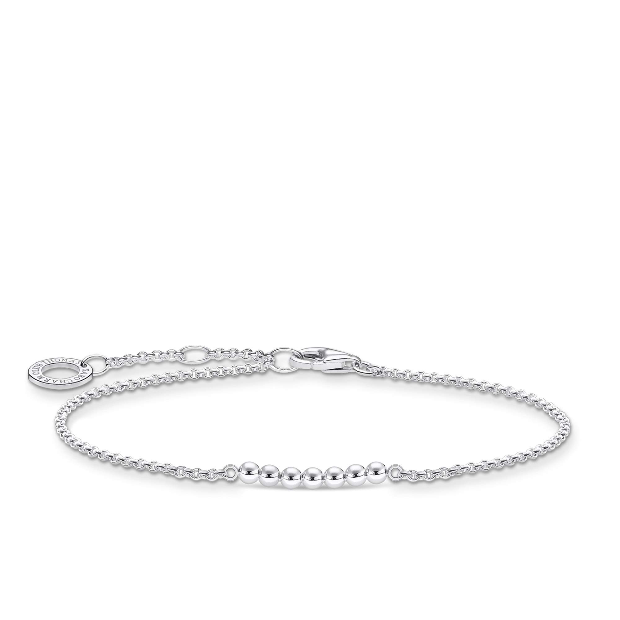 Thomas Sabo Sterling Silver Ball Bracelet 16-19cm Length