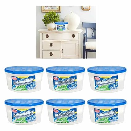 6 Dehumidifier Disposable Moisture Absorber Damp Trap Mold Closet