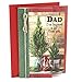 Hallmark Christmas Greeting Card to Father (Evergreens in Pots)