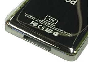 AMNOOL Stainless Steel Metal Back Housing Cover Case Repair Replacement for iPod Classic 6/7th Video 5/5.5th Thin (1T)