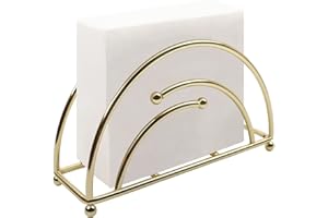 Vertical Napkin Holder for Table Décor,Freestanding Metal Paper Holder for Kitchen Countertop, Black Napkin Paper Organizer, 