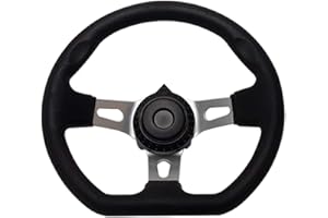 NINEFOX Off-Road Kart Steering Wheel 270mm 3 Spokes Vehicle PU Foam Interior Steering Wheel For Go Kart