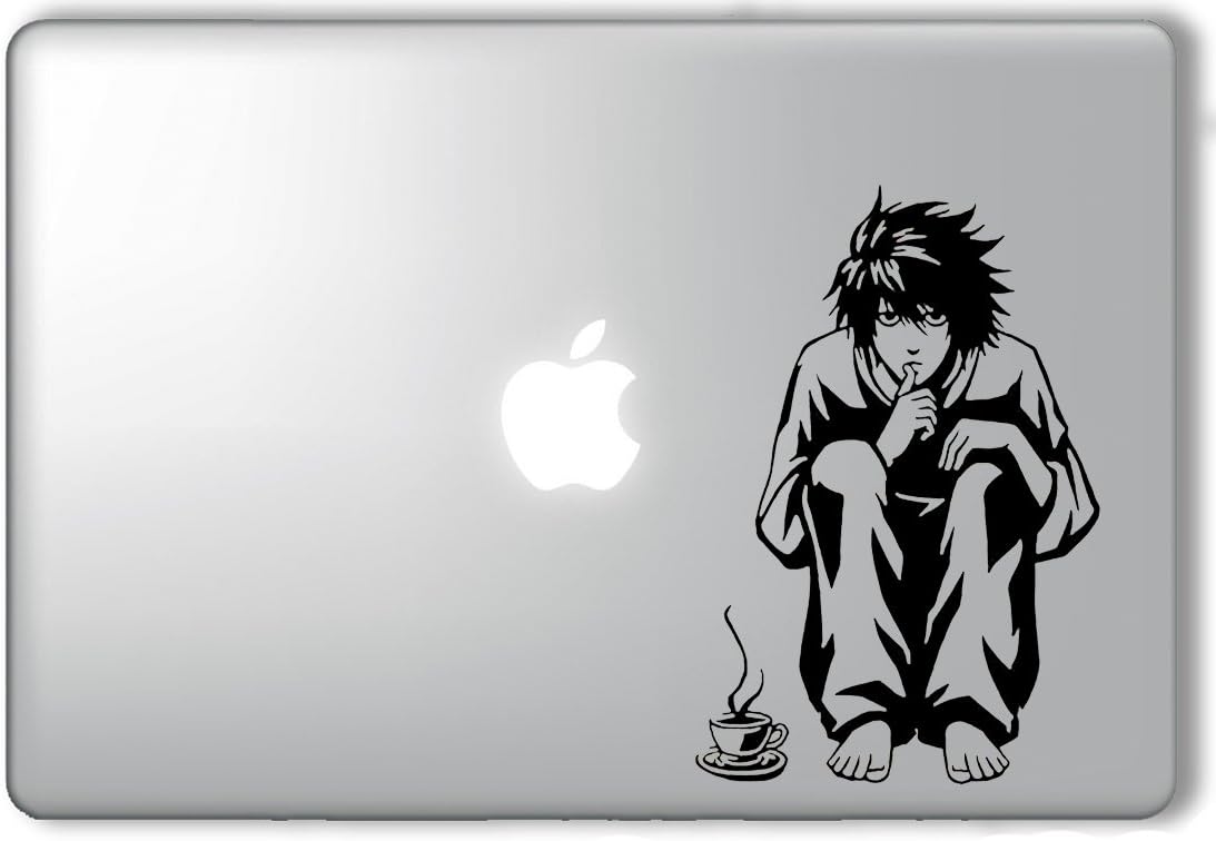 Light Sitting with Coffee Death Note - Apple Macbook Laptop Vinyl Sticker Decal