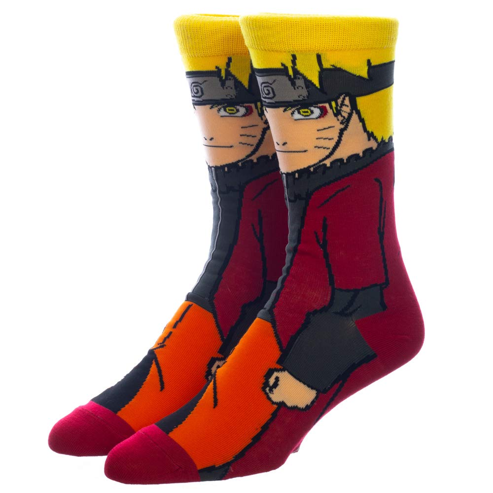 Bioworld Naruto Shippuden Hero Collection Crew Socks
