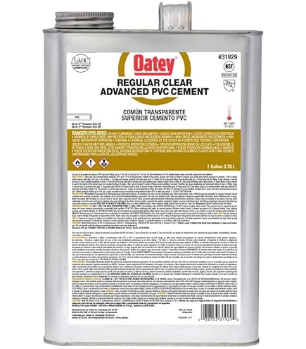 Amazon.com: Oatey 31118 Gallon PVC Heavy Duty Gray Cement with